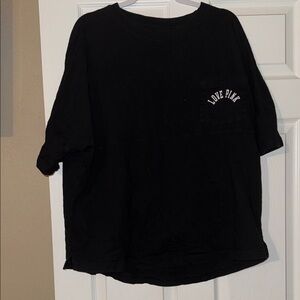 Victoria's Secret Black Short Sleeve Tee